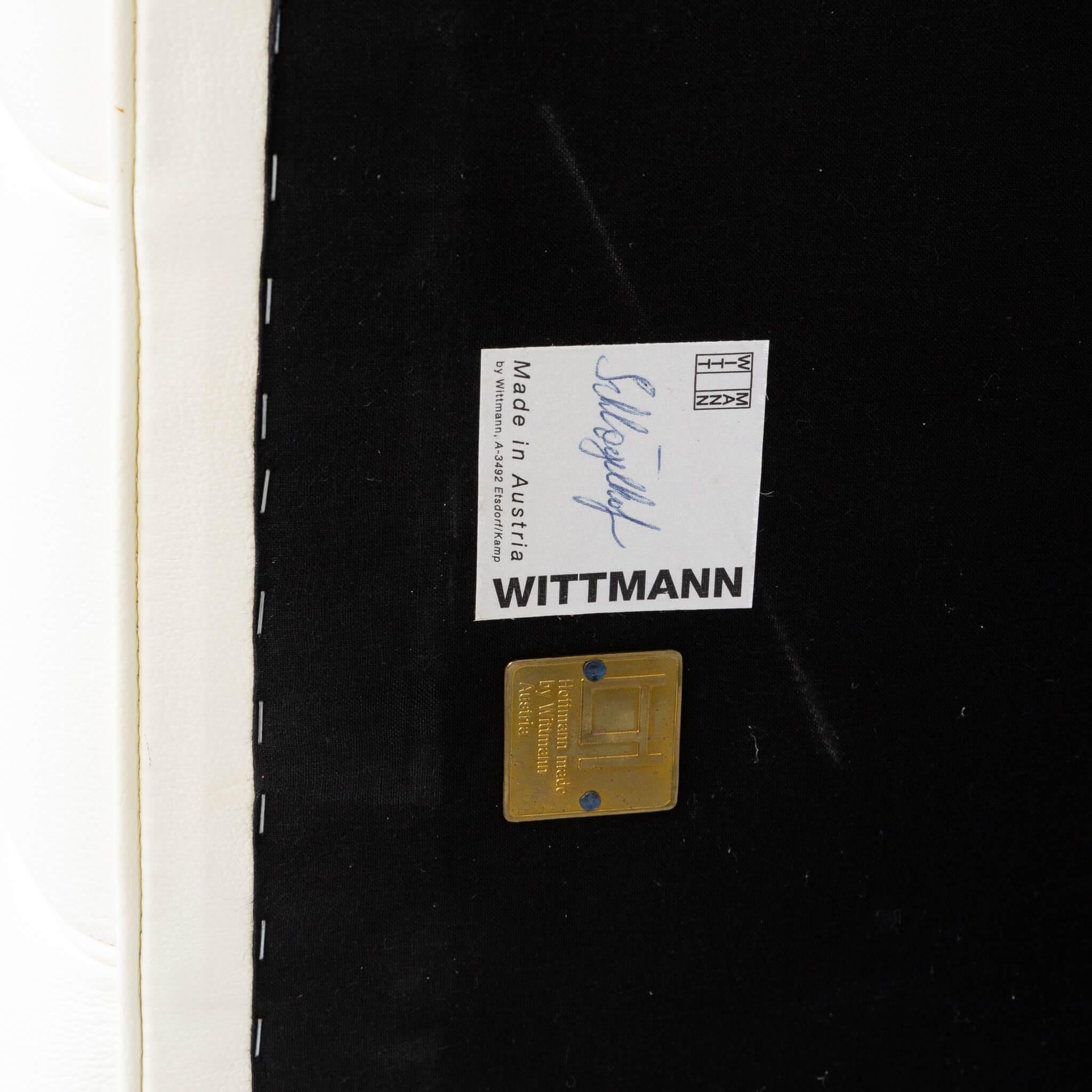 Josef Hoffmann ‘Kubus’ Sofa for Wittmann For Sale 3