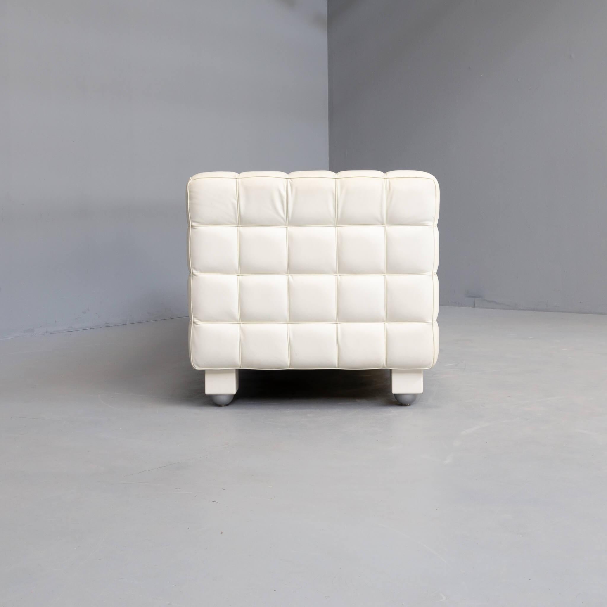 Late 20th Century Josef Hoffmann ‘Kubus’ Sofa for Wittmann For Sale