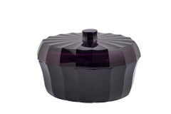 Josef Hoffmann Lidded Jar Moser Karlsbad Wiener Werkstatte, circa 1920