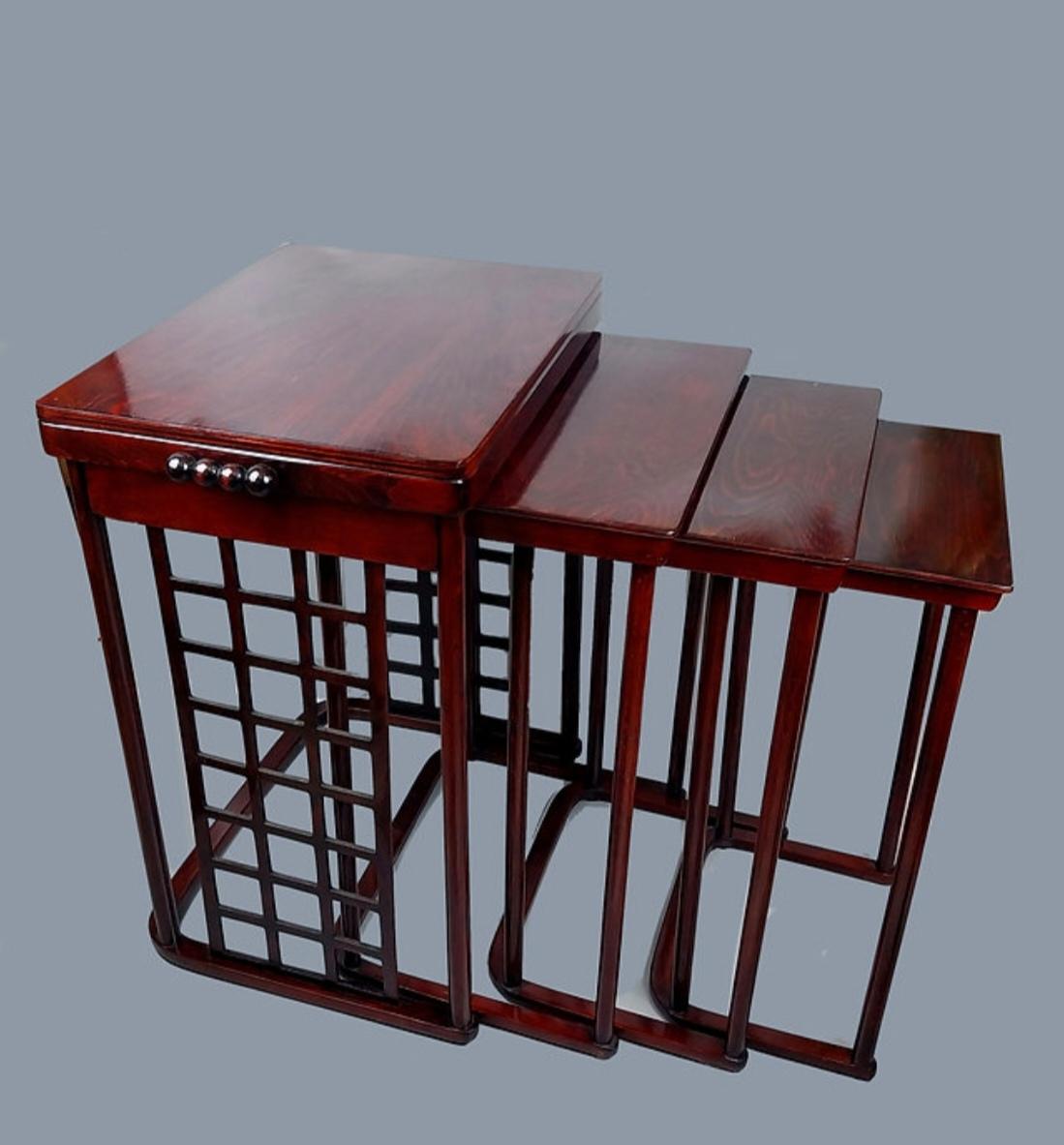 Vienna Secession Josef Hoffmann nesting tables