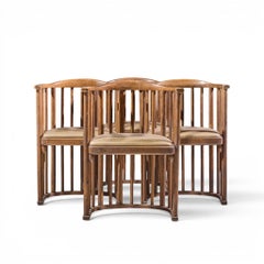 Josef Hoffmann No. 729/2F Bentwood Barrel Chairs - Set of 4
