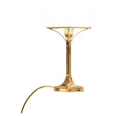 Lampe de bureau en verre opalin de Josef Hoffmann, réédition, lampes Woka, Vienne