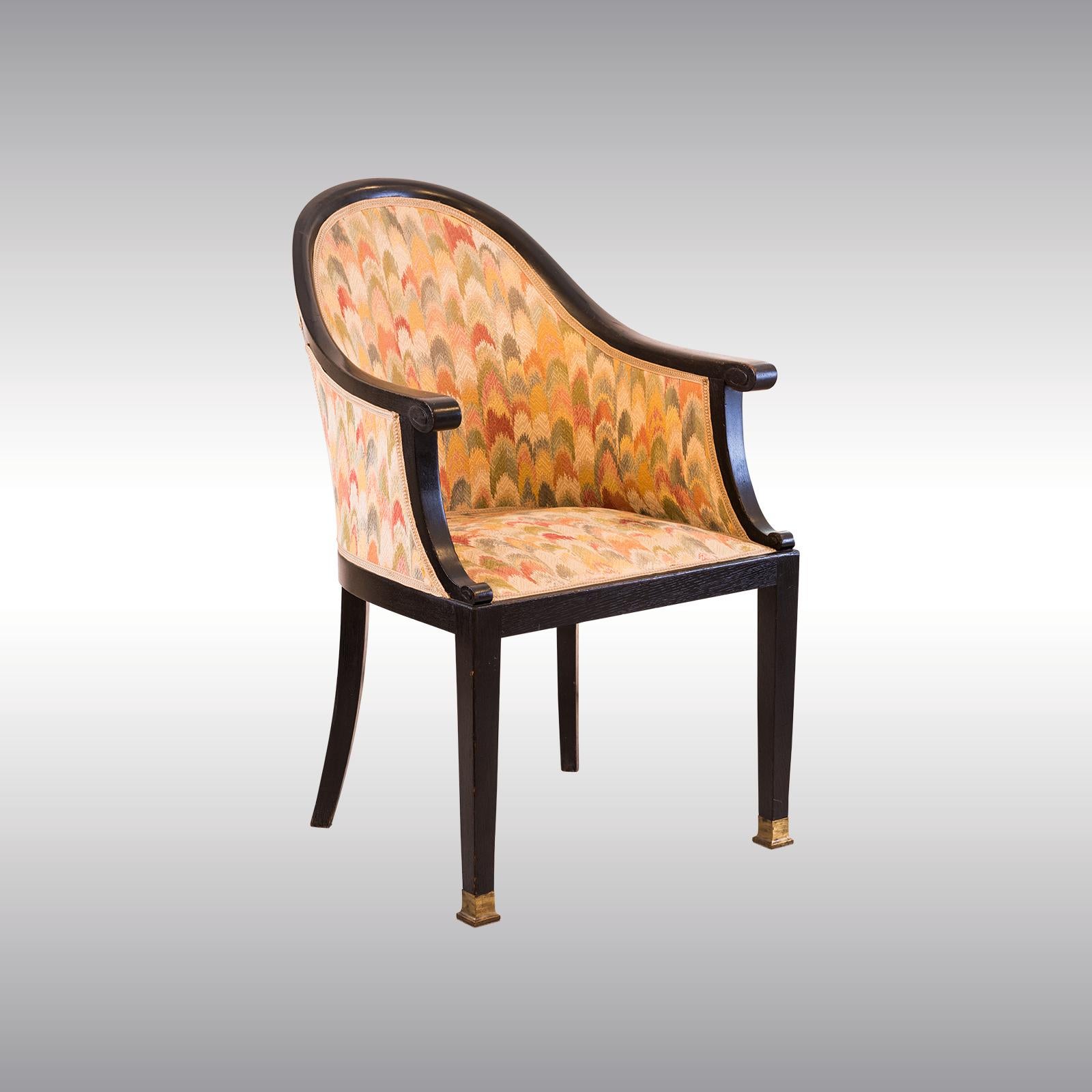 Jugendstil Josef Hoffmann / Otto Prutscher Attr. Chairs, Pair of For Sale