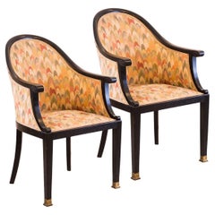 Antique Josef Hoffmann / Otto Prutscher Attr. Chairs, Pair of