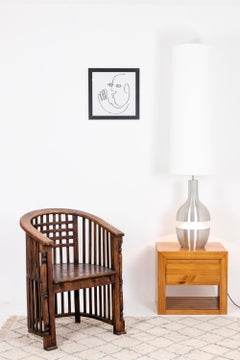 Josef Hoffmann, Pair of Armchairs in Teak, 1970’s