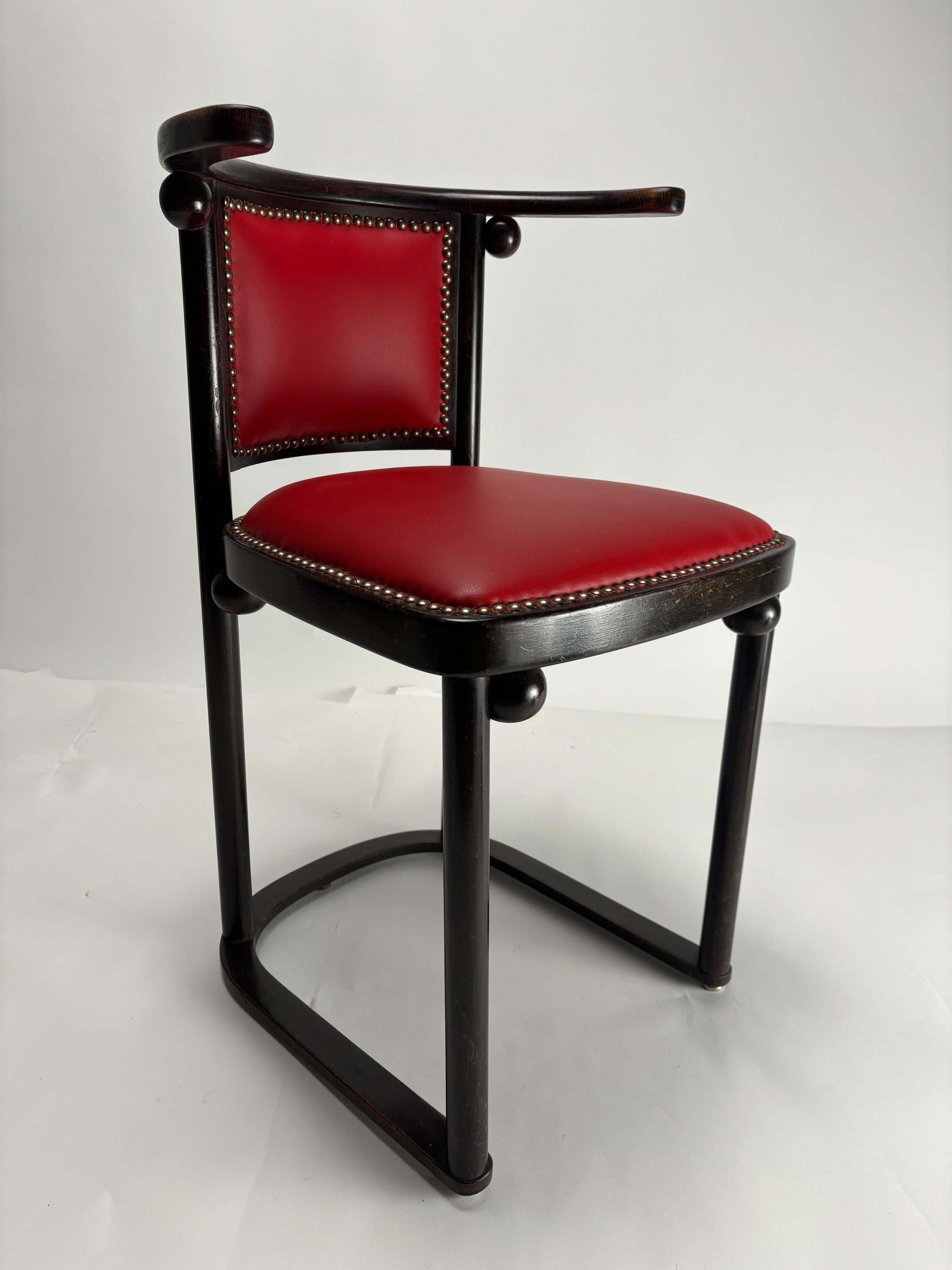 Josef Hoffmann, Coppia di sedie Fledermaus, Austria, 1905 (Prima edizione) in vendita 5
