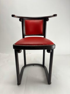 Josef Hoffmann, Pair of Fledermaus Chairs, Austria, 1905 (First Edition)