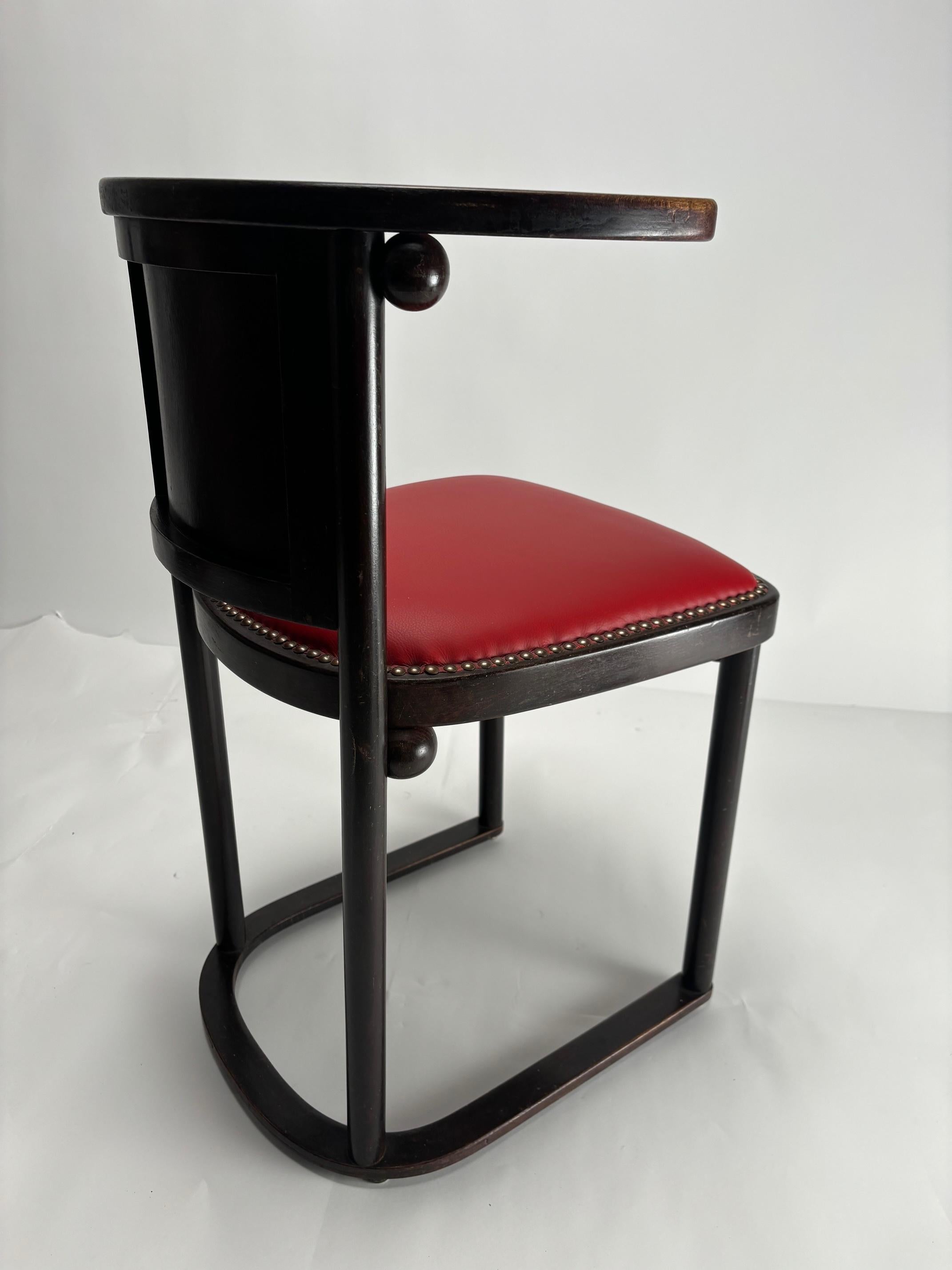 Josef Hoffmann, Coppia di sedie Fledermaus, Austria, 1905 (Prima edizione) in vendita 1