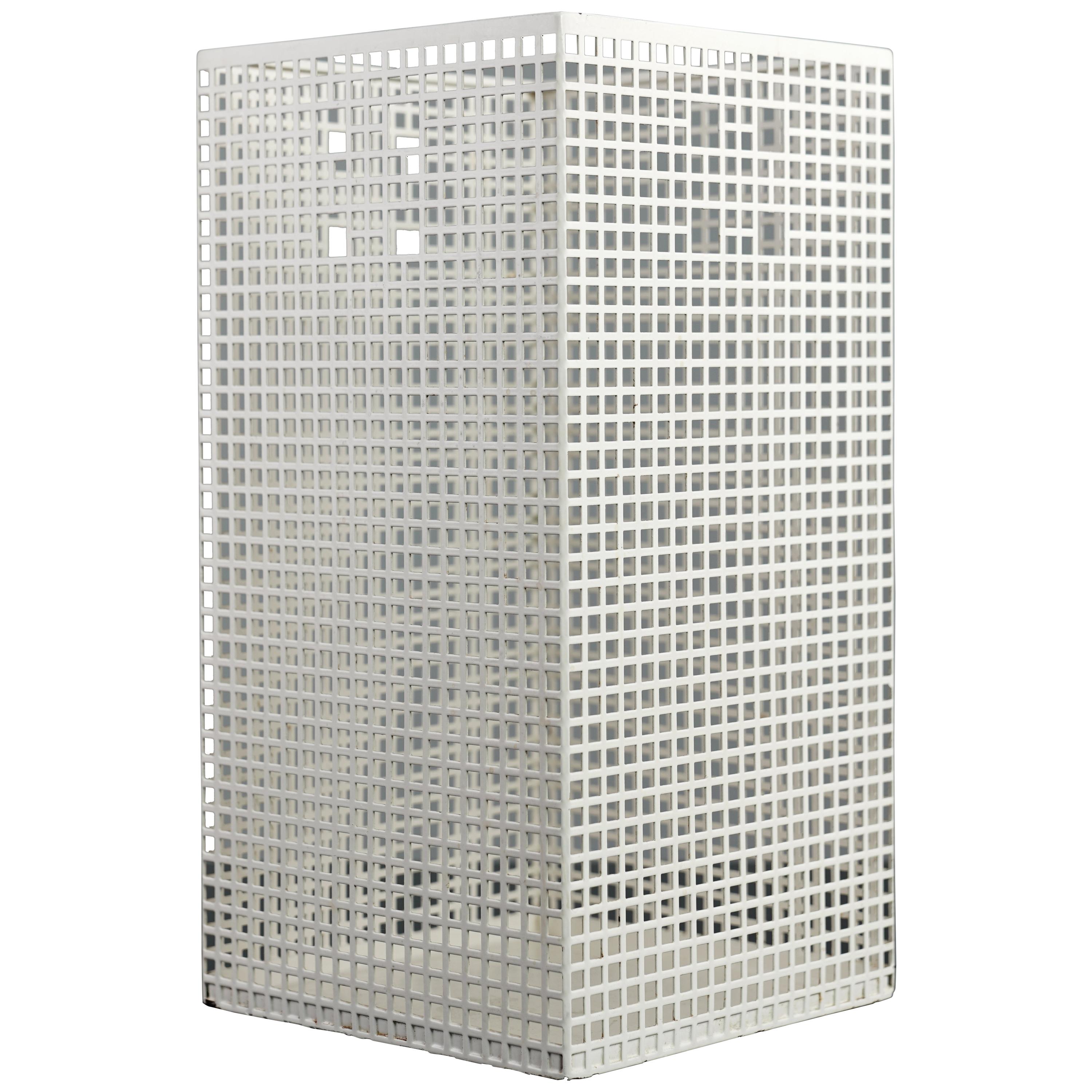 Josef Hoffmann, Paper Basket by Bieffeplast, 1968 Padua, Wiener Werkstatte