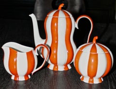 Service à melon en porcelaine de Josef Hoffmann:: conçu en 1929