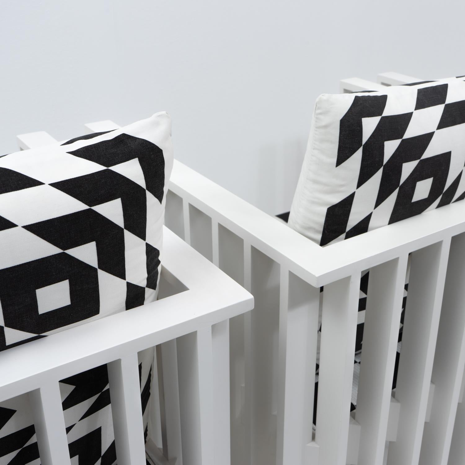 Josef Hoffmann, Purkersdorf Chair by Wittmann, Austria, circa 1990 For Sale 9