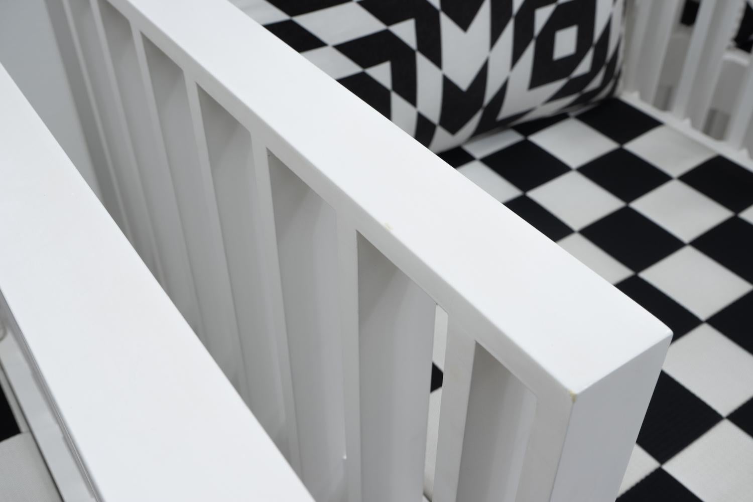 Josef Hoffmann, Purkersdorf Chair by Wittmann, Austria, circa 1990 For Sale 10