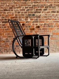 Josef Hoffmann Sitzmaschine Armchair by Wittmann Furniture, Vienna, circa 1980