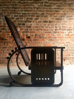 Josef Hoffmann Sitzmaschine Chair circa 1905 Austrian Rare Museum Quality