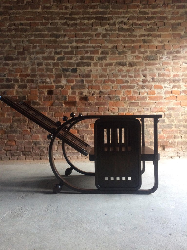 Josef Hoffmann Sitzmaschine Chair circa 1905 Austrian Rare Museum Quality In Good Condition In Longdon, Tewkesbury