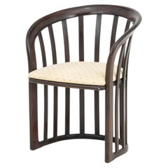 Josef Hoffmann Style Bentwood Barrel Armchair