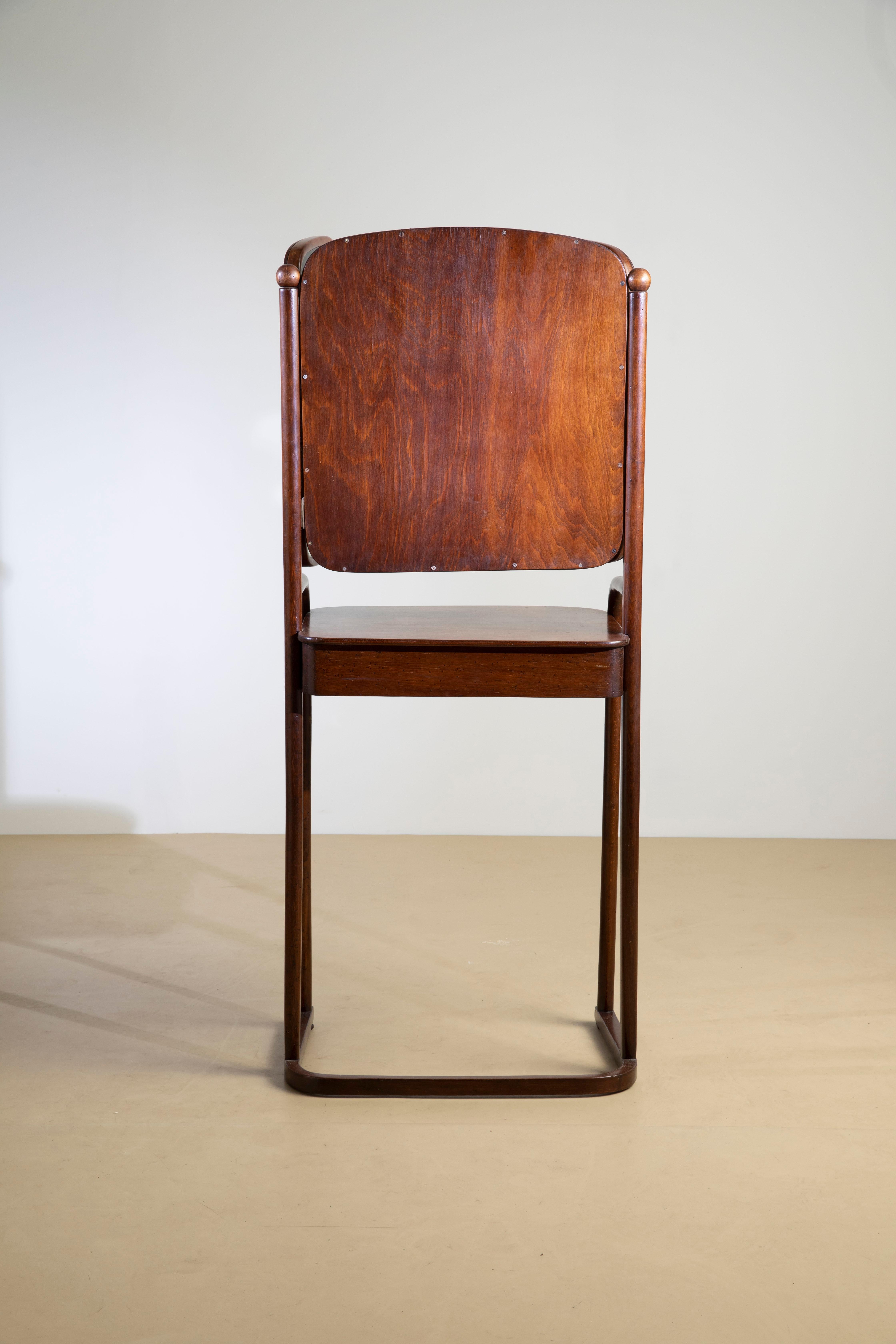 Josef Hoffmann, Toeletta in faggio modello 1134, prodotta da J&J Kohn, 1904 in vendita 4