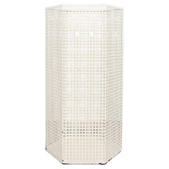 Josef Hoffmann Umbrella Stand for Bieffeplast White, Italy, circa 1980