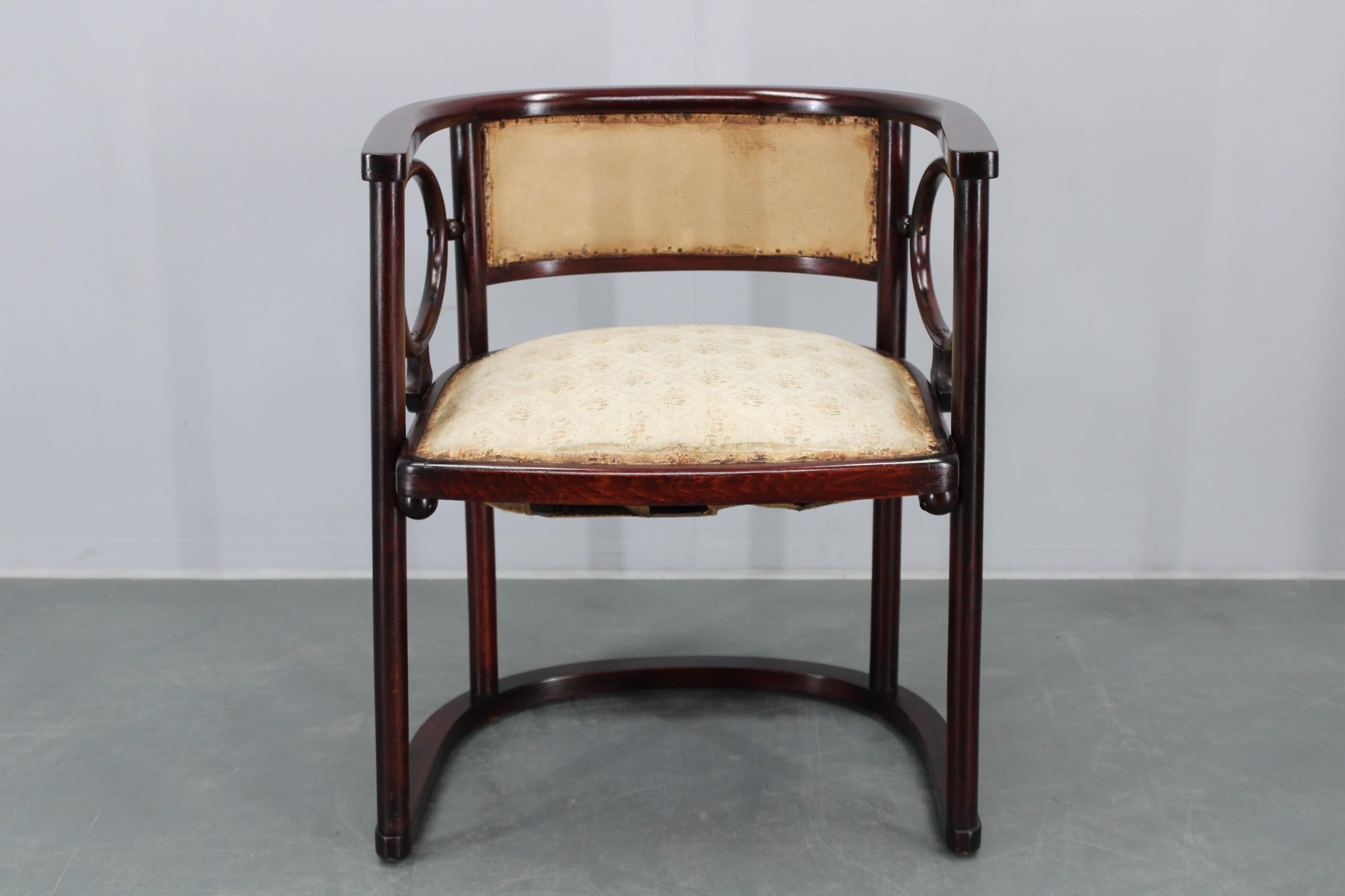 Josef Hoffmann Variación del sofá y sillón Art Nouveau 
