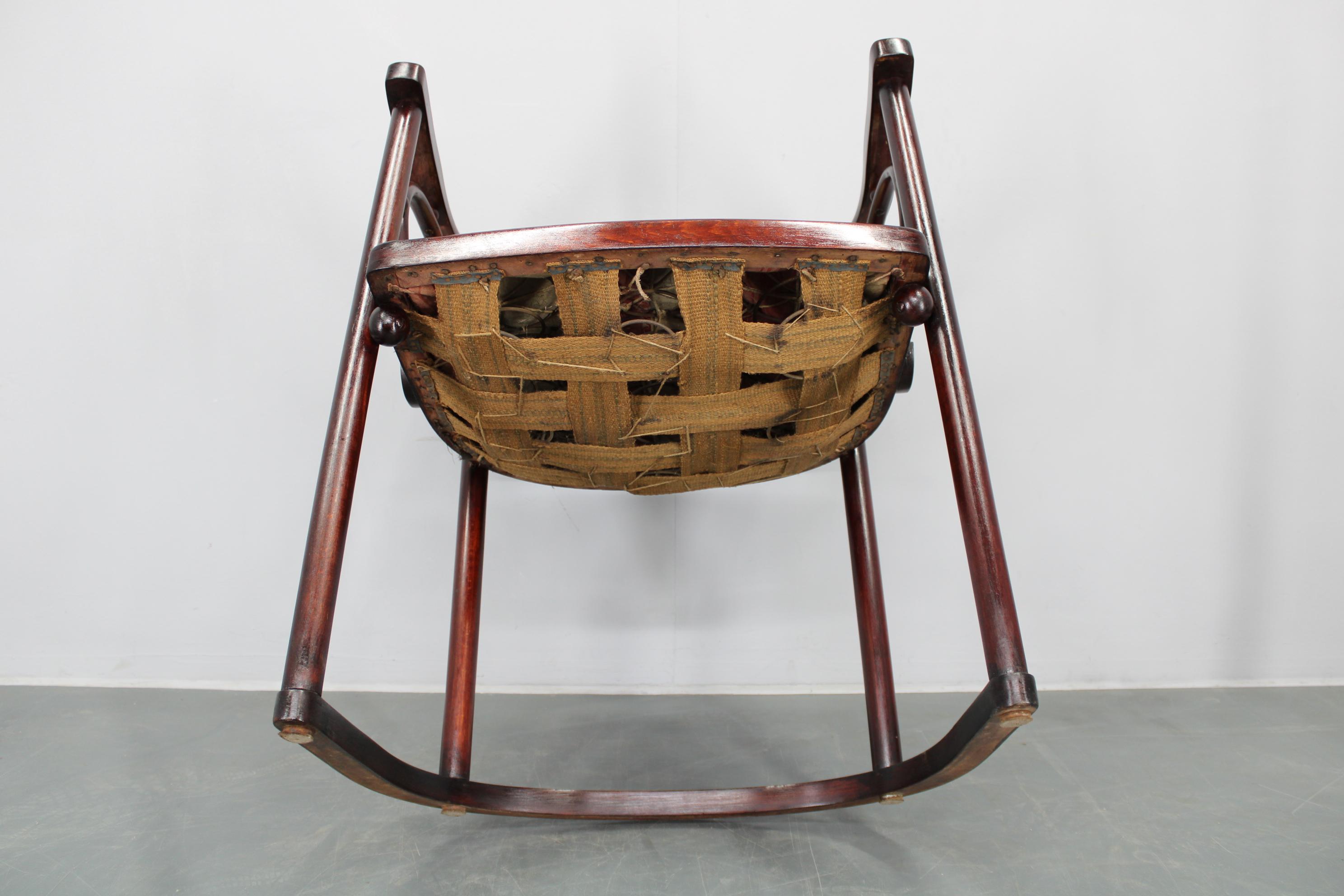Josef Hoffmann Variación del sofá y sillón Art Nouveau 