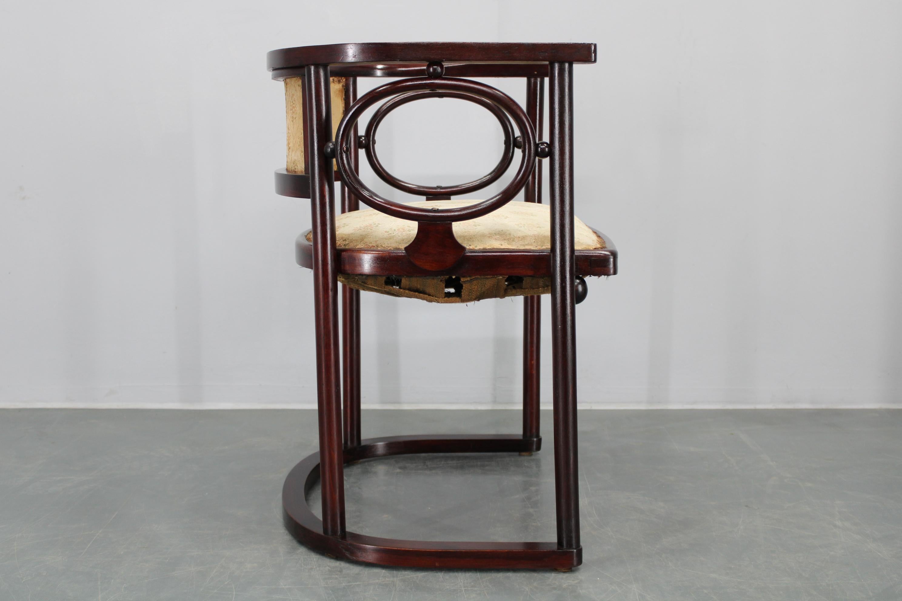 Josef Hoffmann Variación del sofá y sillón Art Nouveau 