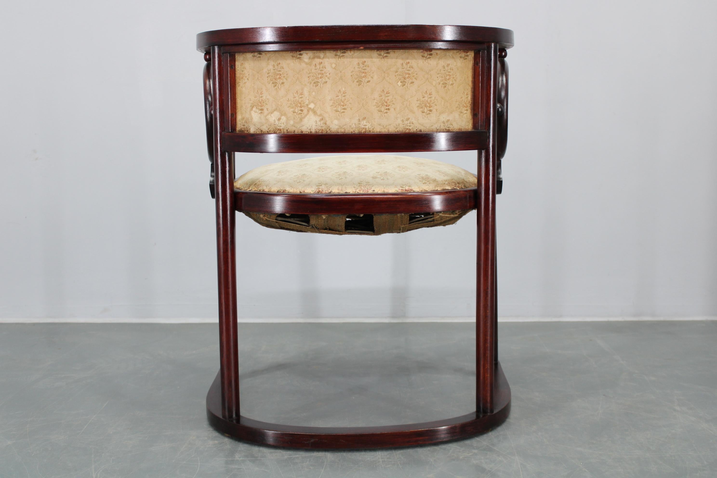 Josef Hoffmann Variación del sofá y sillón Art Nouveau 