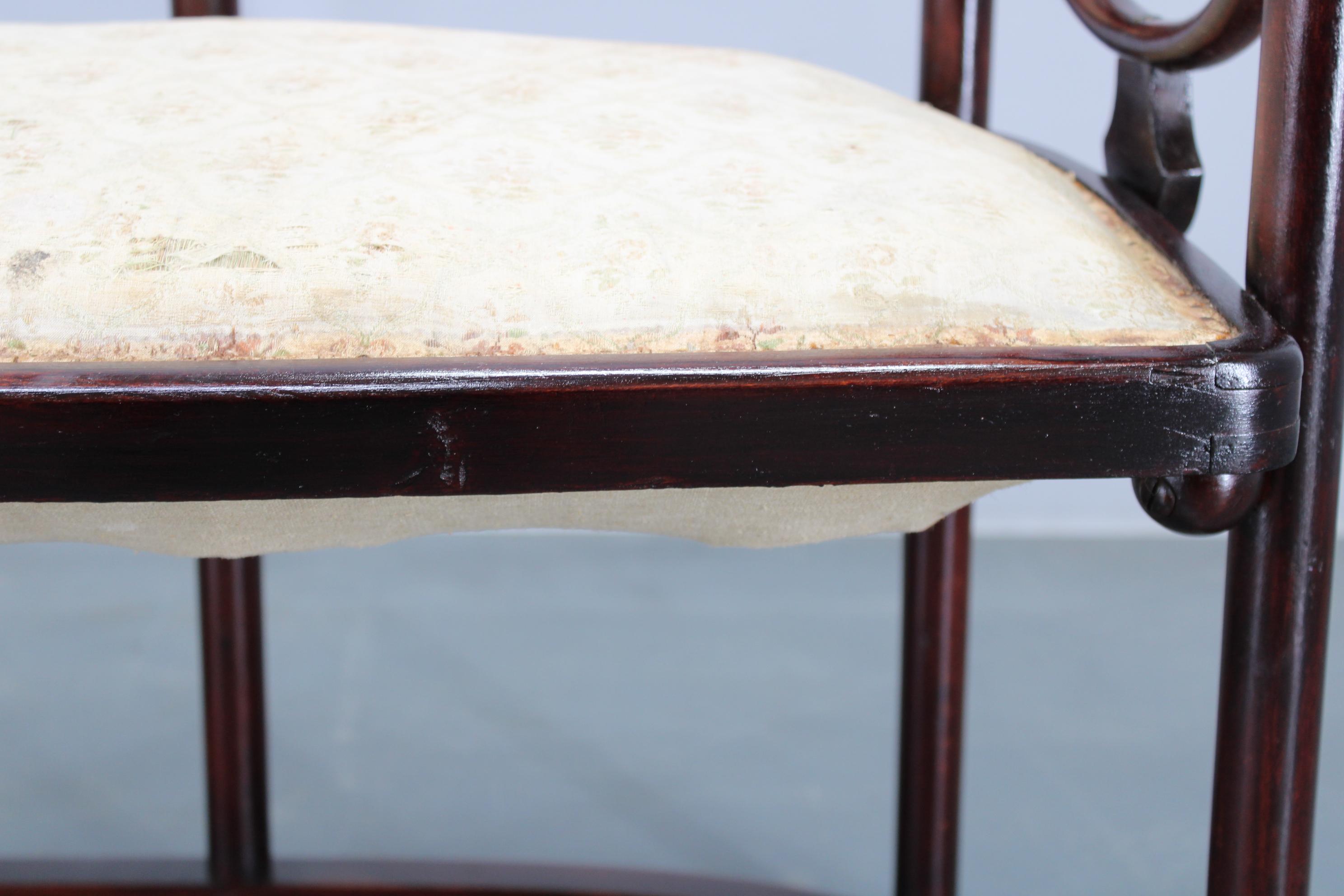 Josef Hoffmann Variación del sofá y sillón Art Nouveau 