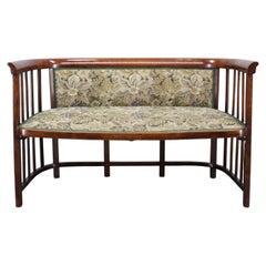 Vintage Josef Hoffmann Variation of Art Nouveau "Fledermaus" Sofa