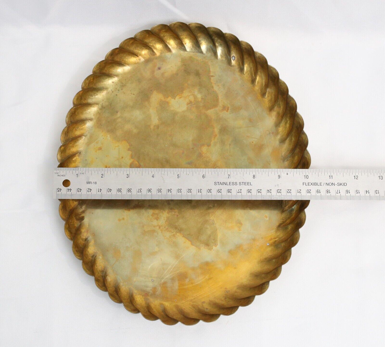 Josef Hoffmann Weiner Werkstatte Austrian Jugendstil Brass Tray en vente 3