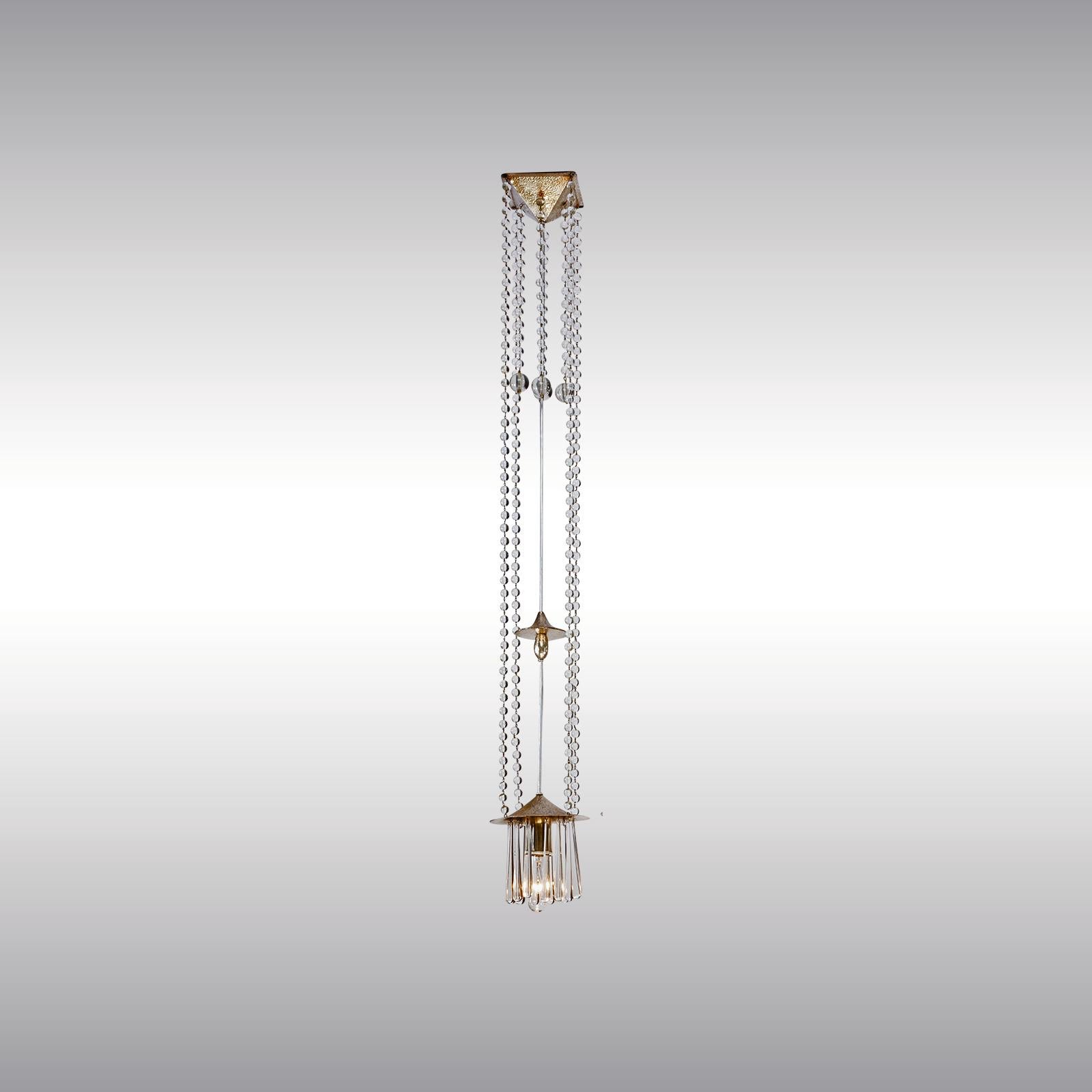 Josef Hoffmann&Wiener Werkstaette hanging lamp chandelier, pendant. Re-edition
Single pendant!
Lenght custom made
Most components according to the UL regulations, with an additional charge we will UL-list and label our fixtures.