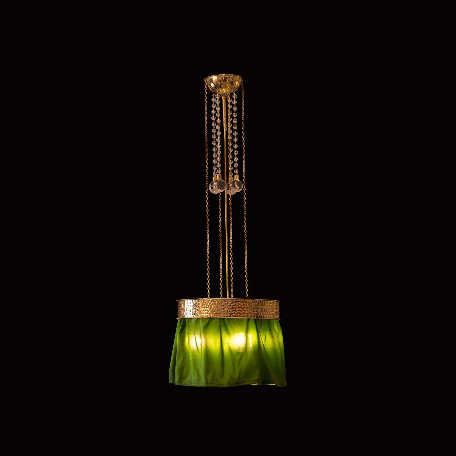 Fatto a mano Josef Hoffmann & Wiener Werkstaette Lampada a sospensione Lampadario, Sospensione, Riedizione in vendita