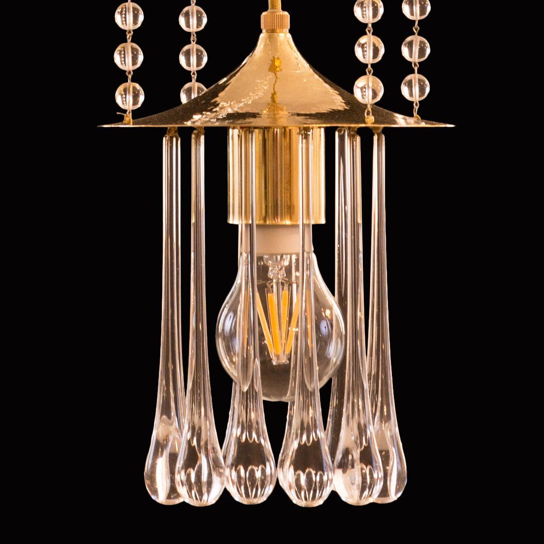 XXI secolo e contemporaneo Josef Hoffmann & Wiener Werkstaette Lampada a sospensione Lampadario, Sospensione, Riedizione in vendita