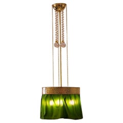 Josef Hoffmann & Wiener Werkstaette Hanging Lamp Chandelier, Pendant, Re-Edition