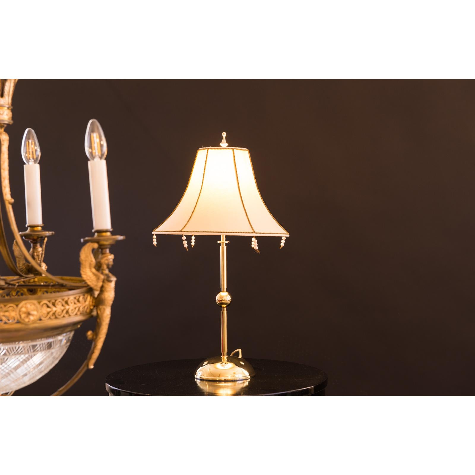 Hand-Crafted Josef Hoffmann & Wiener Werkstäette Jugendstil Art Nouveau Table Lamp Re-Edition For Sale