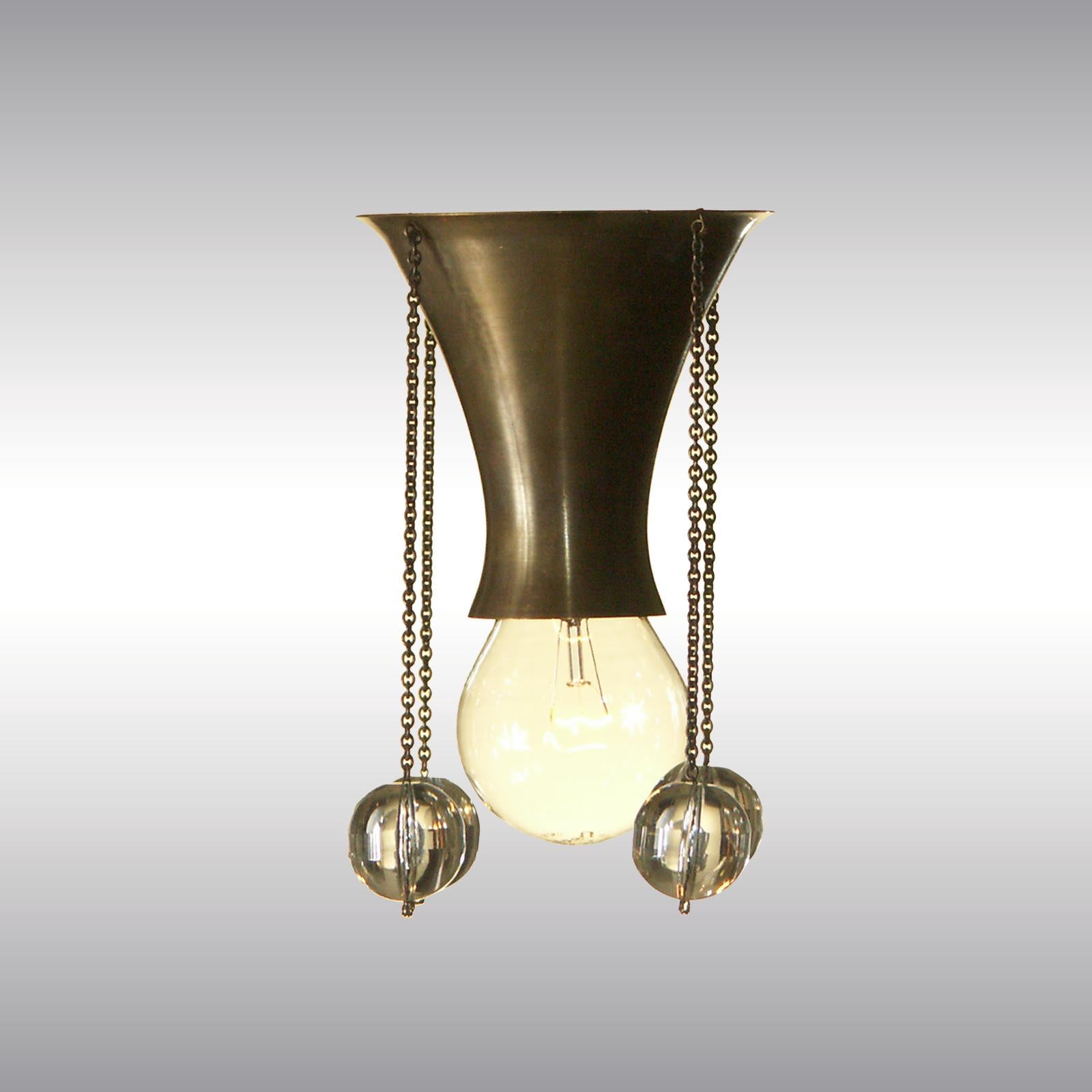 Austrian Josef Hoffmann Wiener Werkstaette Jugendstil Ceiling Lamp