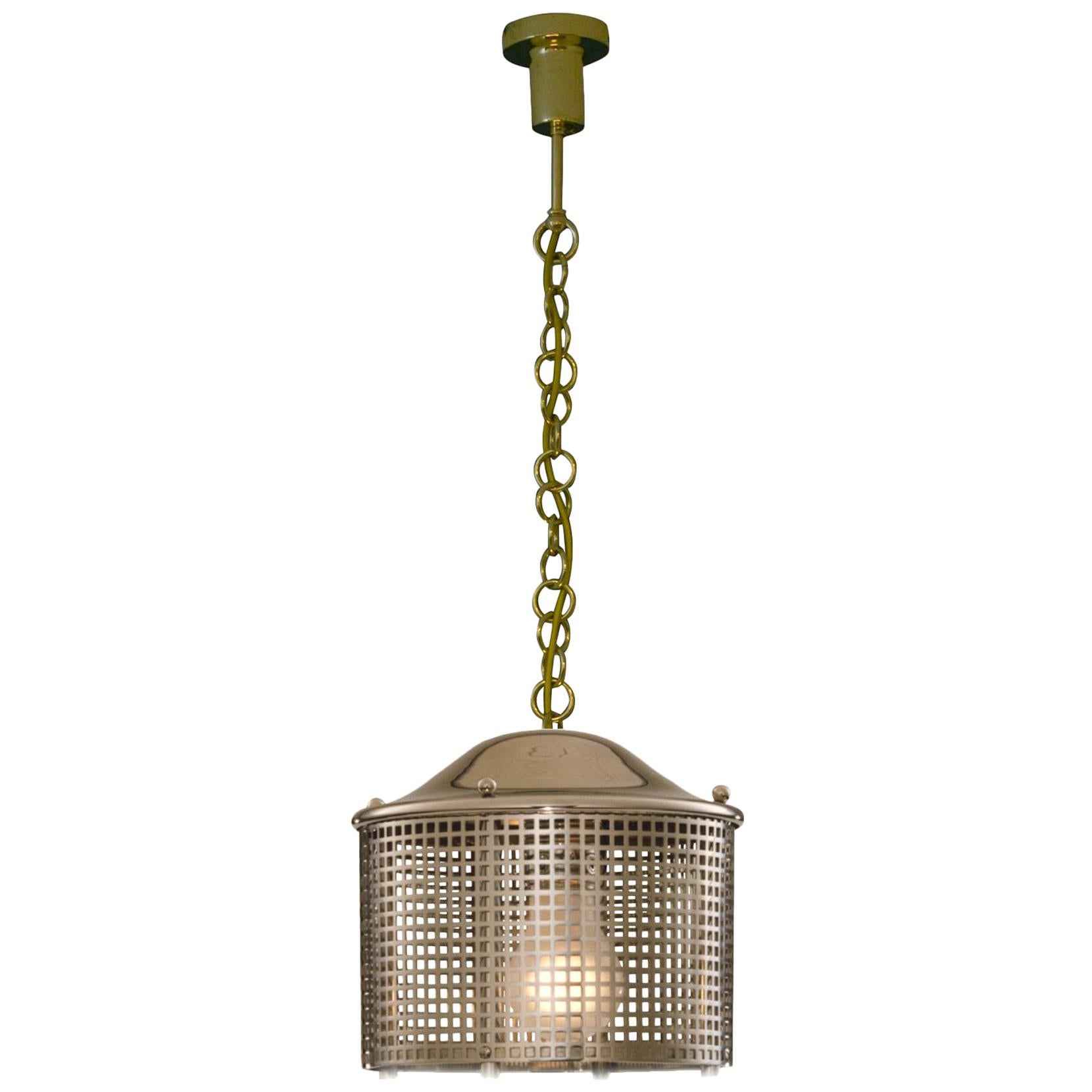 Josef Hoffmann Wiener Werkstaette Jugendstil Pendant Lantern, Re-Edition