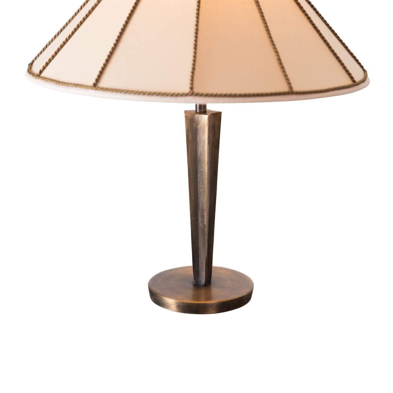 Hand-Crafted Josef Hoffmann & Wiener Werkstaette Jugendstil Table Lamp Re Edition For Sale