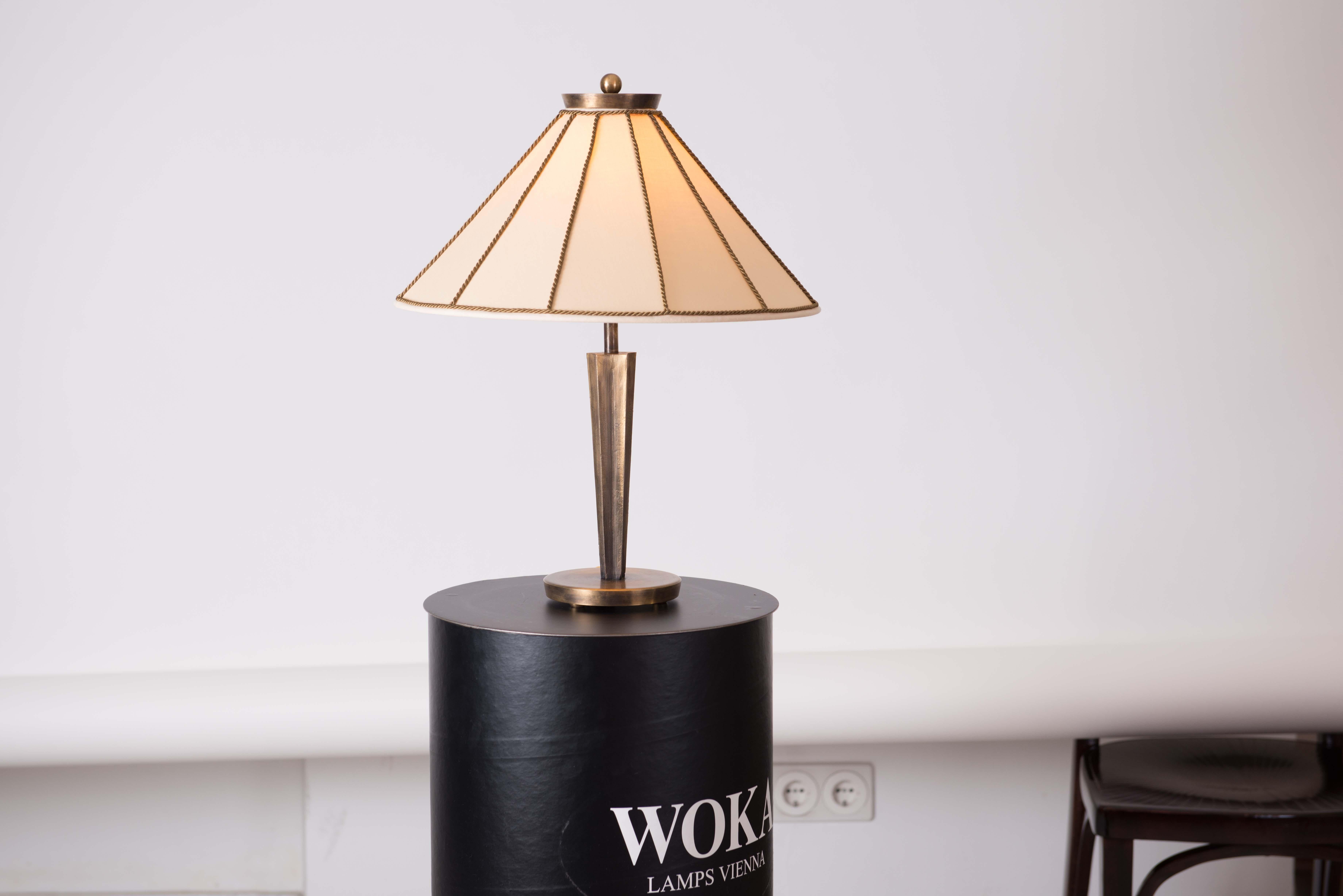 Contemporary Josef Hoffmann & Wiener Werkstaette Jugendstil Table Lamp Re Edition For Sale