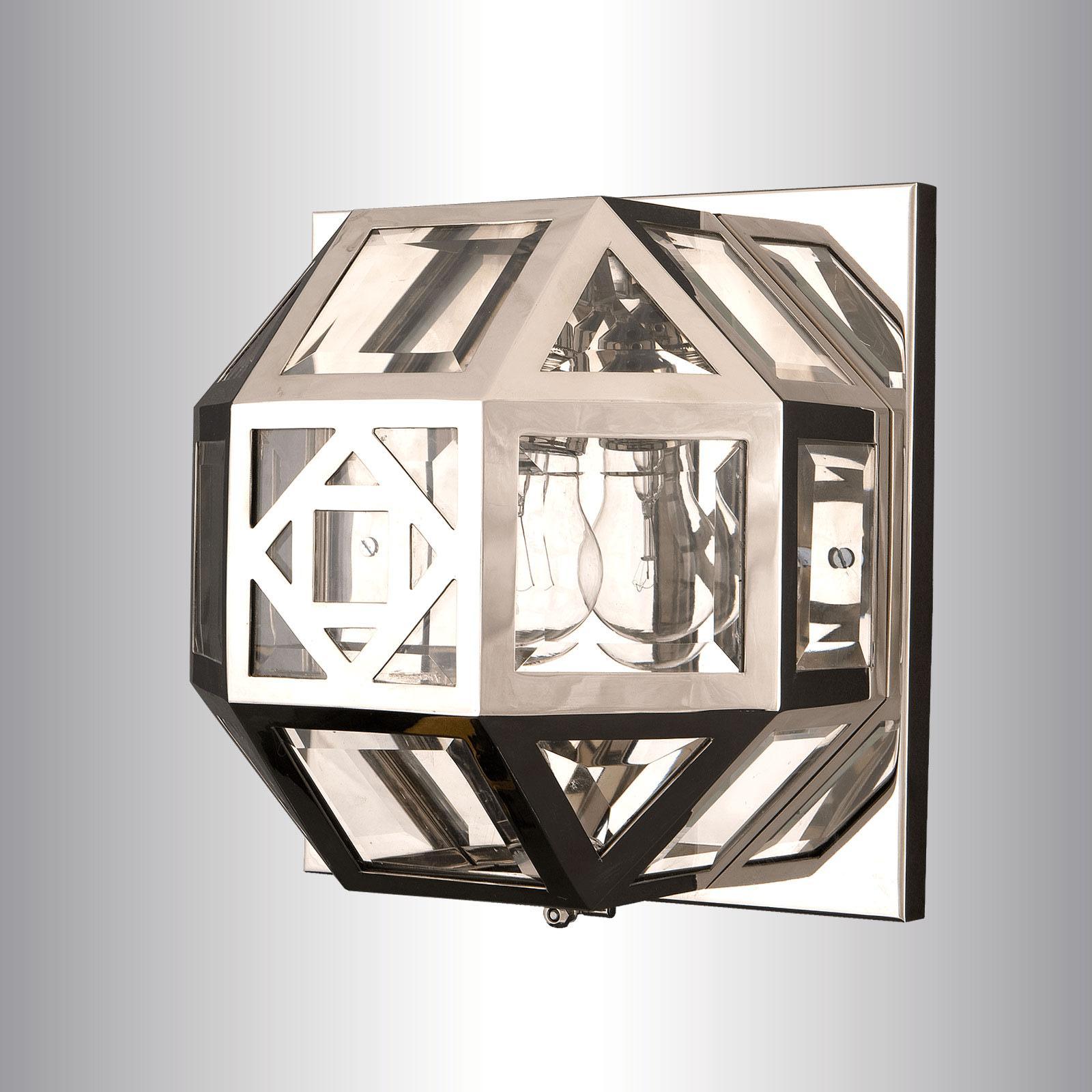 Austrian Josef Hoffmann Wiener Werkstaette Jugendstil Wall Lamp/Flush Mount, Re-Edition For Sale