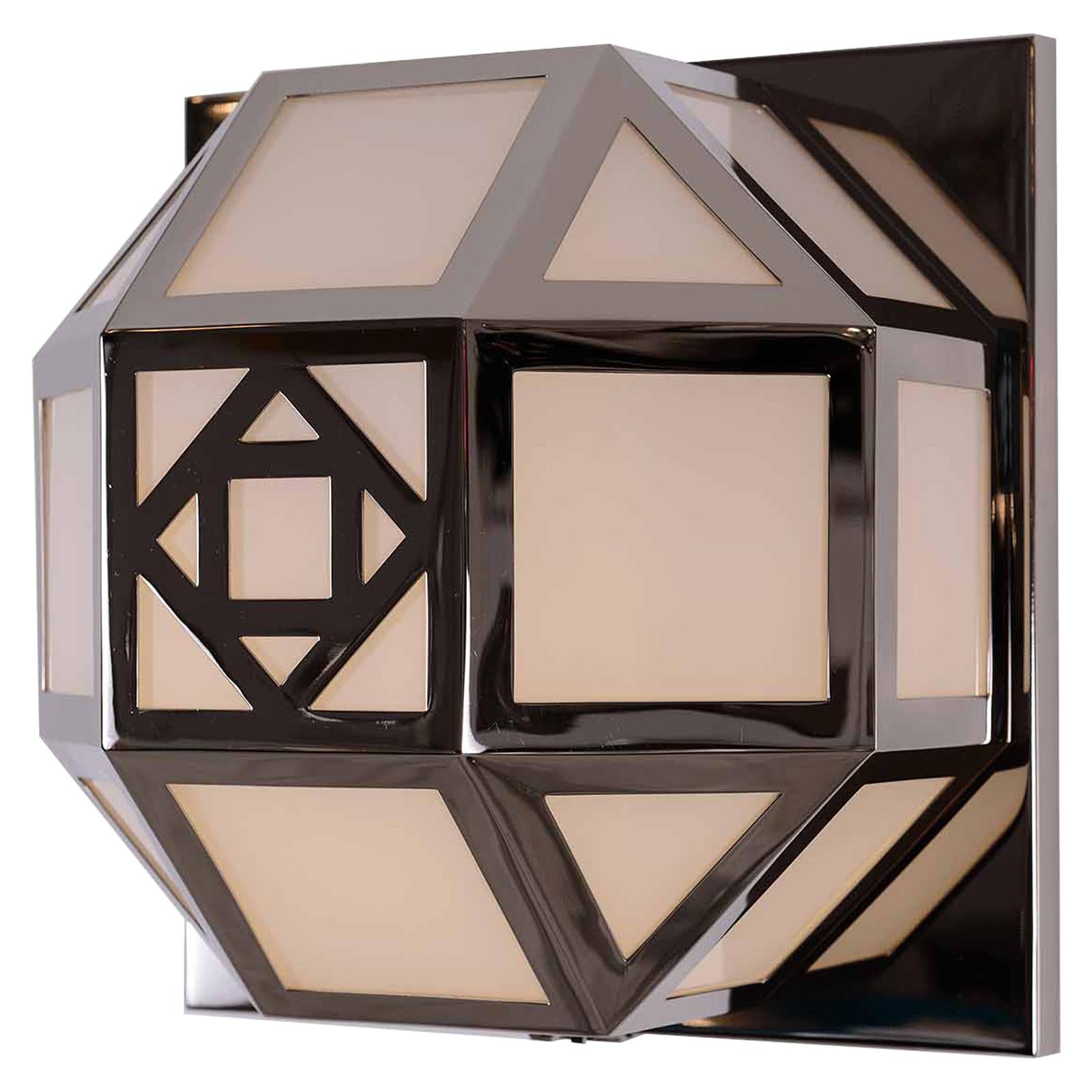 Josef Hoffmann Wiener Werkstaette-Wandleuchte im Jugendstil, Neuauflage
