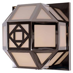 Josef Hoffmann Wiener Werkstaette Jugendstil Lampada da parete/apparecchio a filo, Riedizione