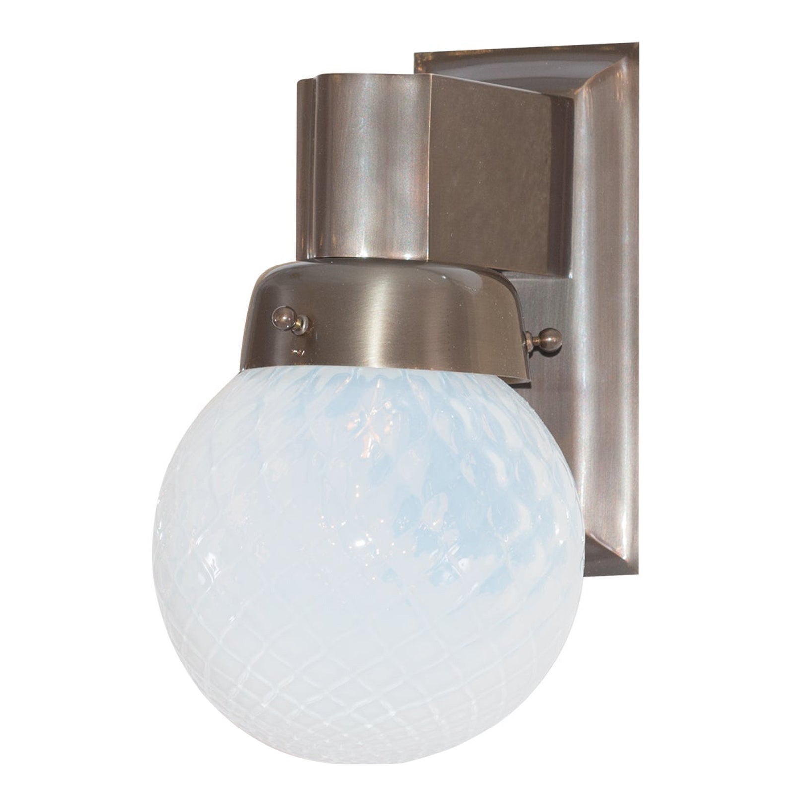 Josef Hoffmann & Wiener Werkstaette Landhaus Boehler Applique, Wall Lamp For Sale