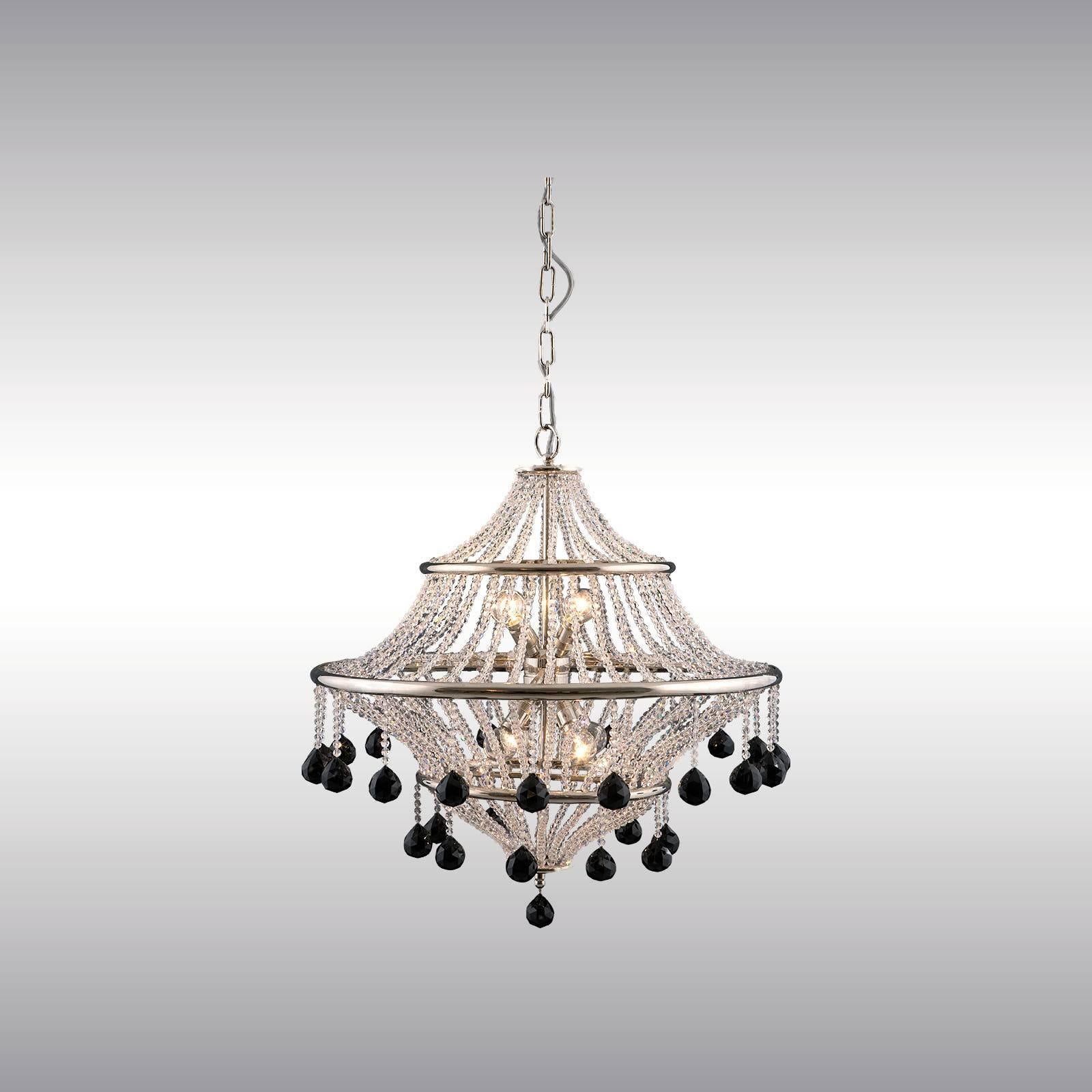 Magnifico lampadario di cristallo, una volta e unico presentato alla Wiener Werkstaetten Room dalla Casa Austriaca alla Werkbundausstellung Koeln/Germania, 1914.

Tutti i componenti sono conformi alle norme UL; con un costo aggiuntivo, inseriamo i