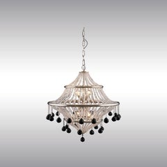 Josef Hoffmann/Wiener Werkstätte Crystal Glass "Werkbund" Chandelier, Re-Edition