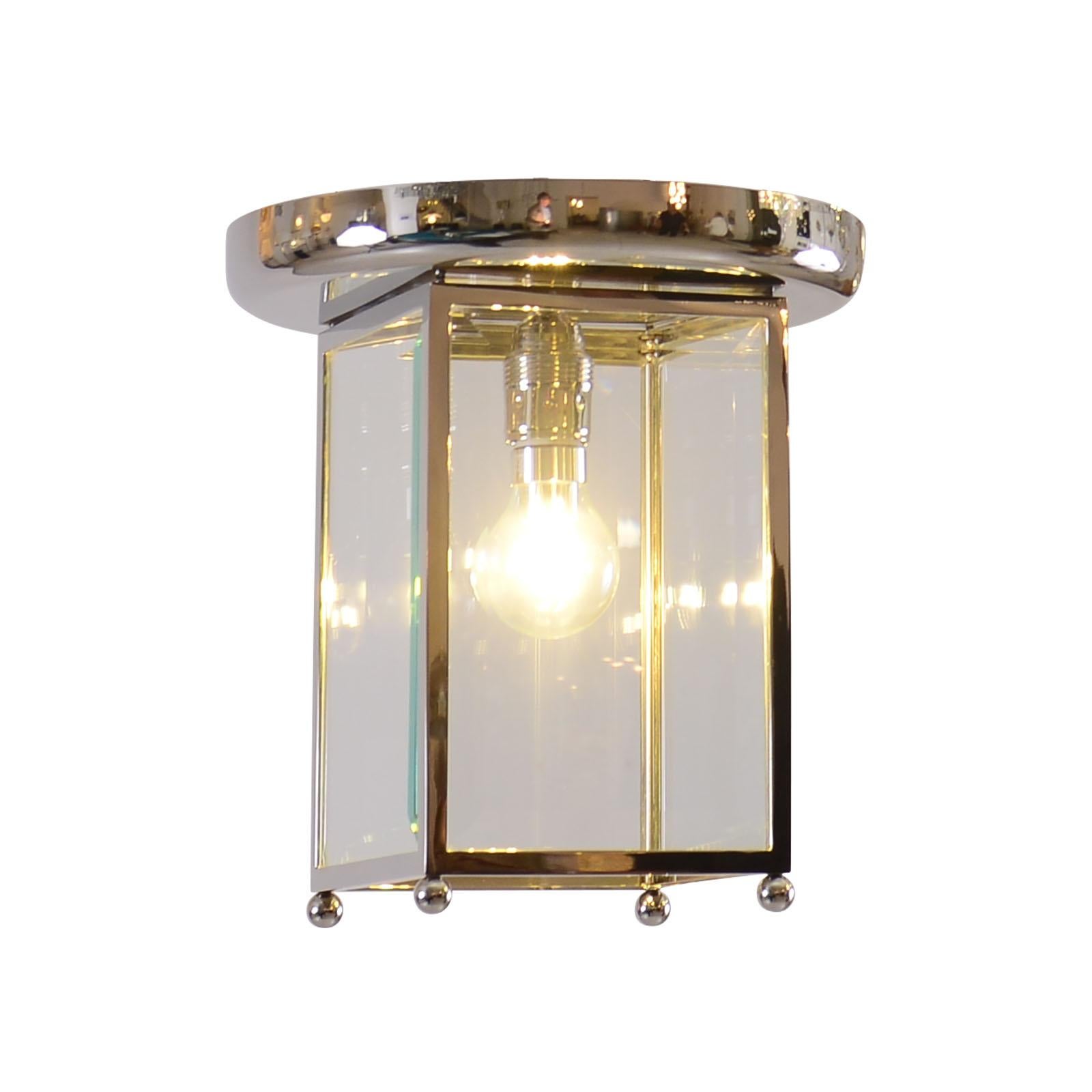 Josef Hoffmann Wiener Werkstätte Flush Mount Jugendstil Lamp Re-Edition In New Condition For Sale In Vienna, AT