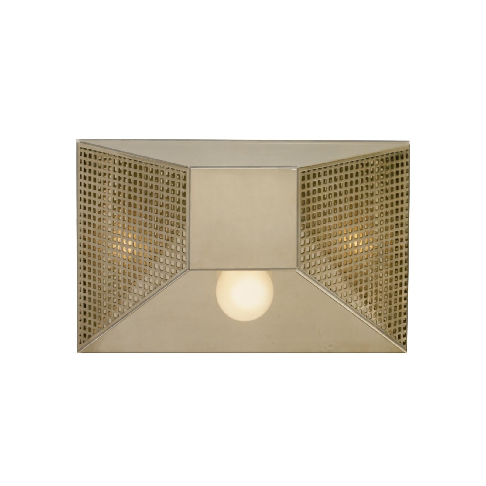 Josef Hoffmann & Wiener Werkstatte Lámpara de pared de marquetería, Re Edición Hecho a mano en venta