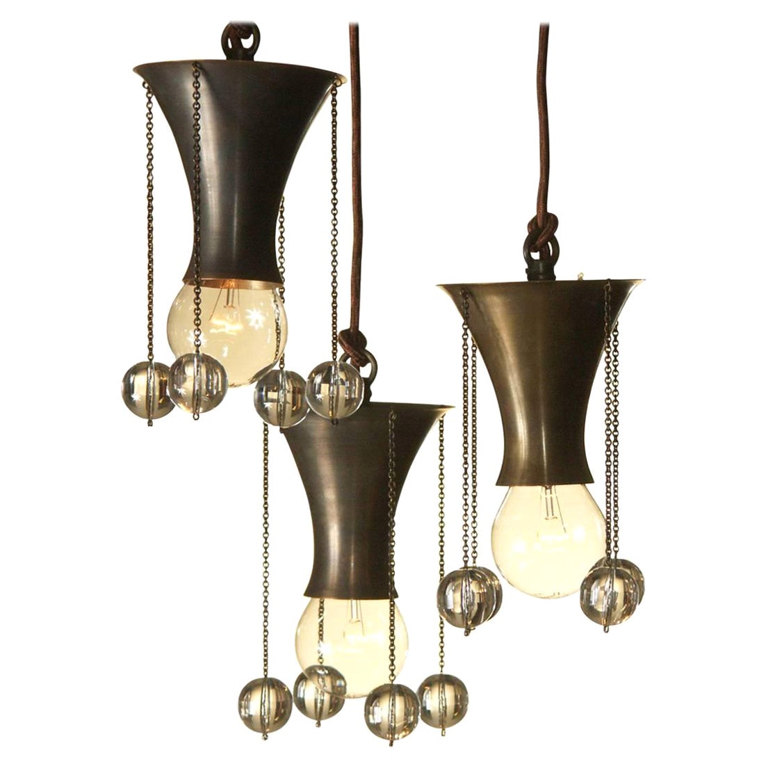 Austrian Josef Hoffmann & Wiener Werkstätte Jugendstil Style Pende, Re Editon For Sale
