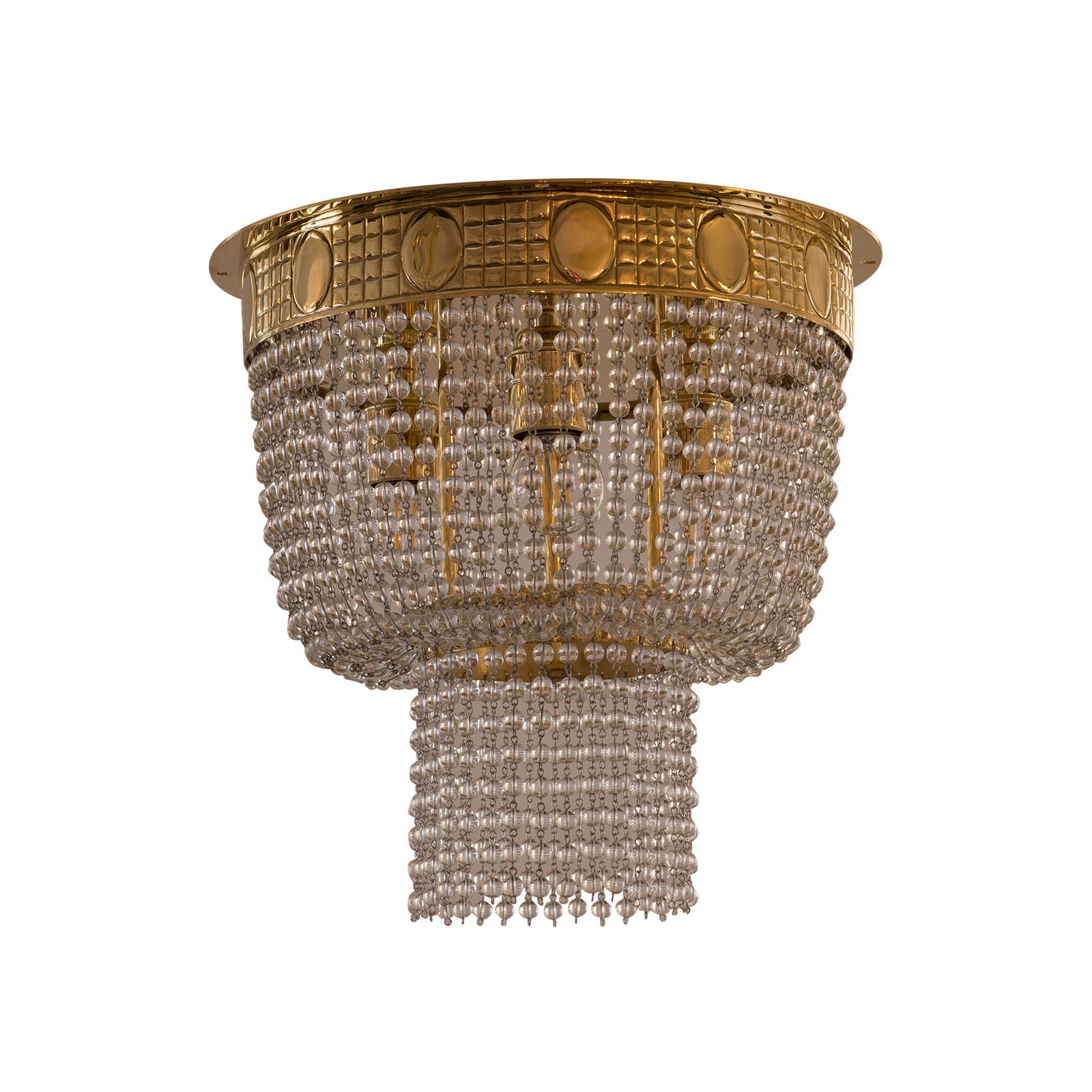 Jugendstil Josef Hoffmann & Wiener Werkstätte, Palais Stoclet Dining Room Chandelier, Re Ed For Sale
