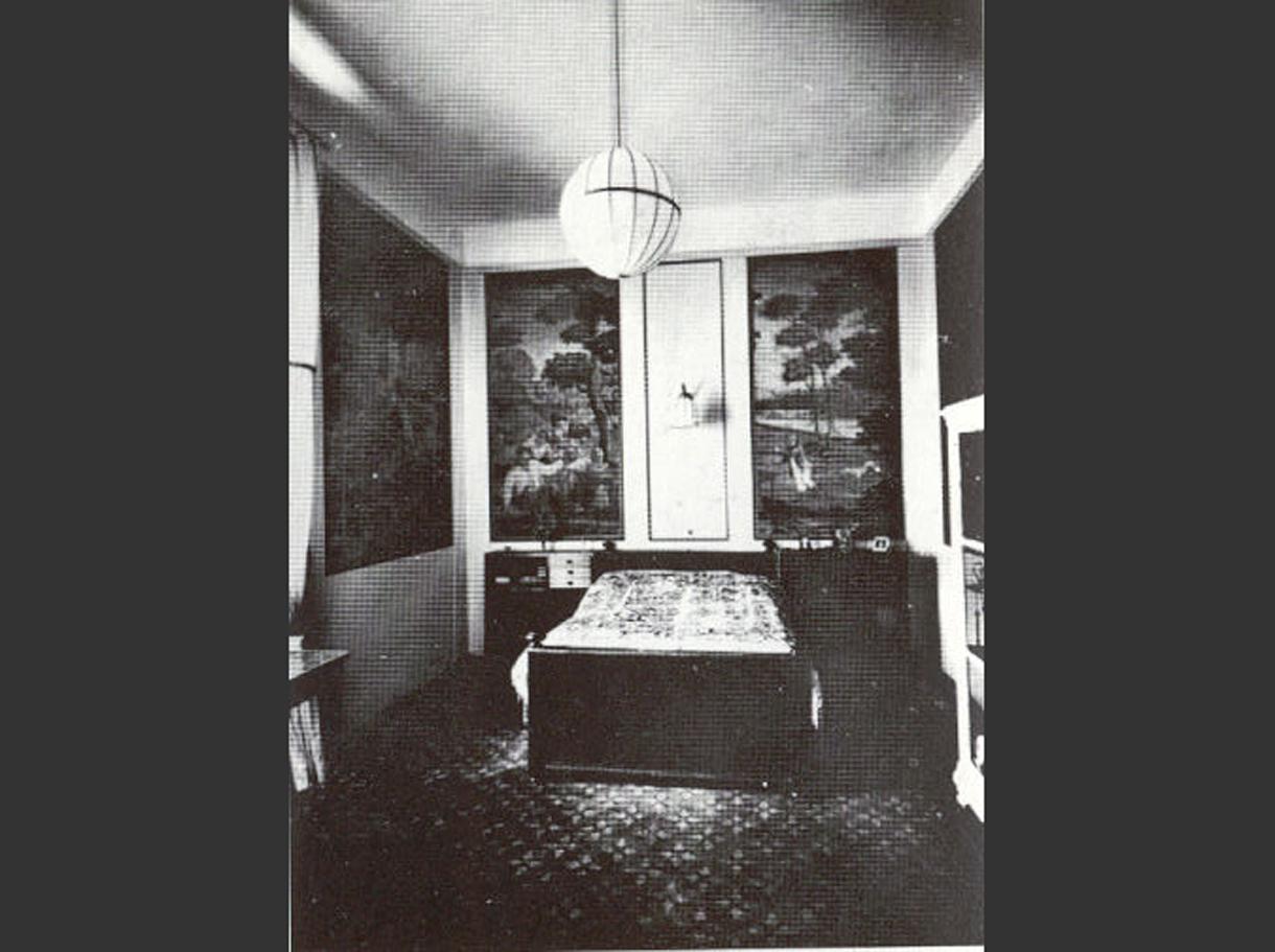 Josef Hoffmann Wiener Werkstätte Lampadario a sospensione in seta Jugendstil, Riedizione in vendita 4