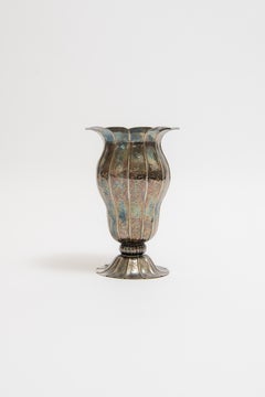 Josef Hoffmann, Wiener Werkstätte, Silver Vase, c. 1925